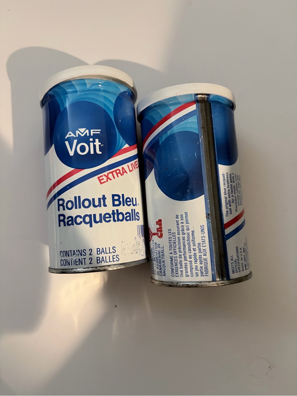 AMF Voit Rollout Blue Racquetballs - Blue vintage